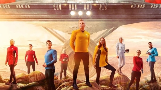 The poster for Star Trek Strange New Worlds.
