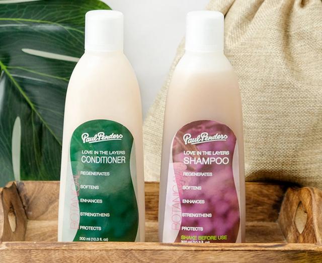 The Love in the Layers shampoo & conditioner from PAUL PENDERS (available on VANITY WAGON) will make your scalp and hair feel clean, fresh, and nourished