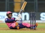 Shimron Hetmyer finished off yet another chase for Rajasthan Royals as they beat the Punjab Kings by 6 wickets at the Wankhede Stadium. (PTI)
