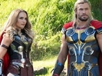 Natalie Portman and Chris Hemsworth in a new still from Thor: Love and Thunder. Natalie Portman and Chris Hemsworth in a new still from Thor: Love and Thunder.