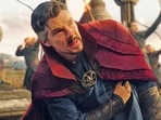 Benedict Cumberbatch in a still from Doctor Strange in the Multiverse of Madness. Benedict Cumberbatch in a still from Doctor Strange in the Multiverse of Madness.