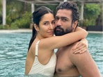 Katrina Kaif shares a picture with husband Vicky Kaushal. Katrina Kaif shares a picture with husband Vicky Kaushal.