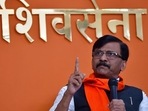 Shiv Sena leader Sanjay Raut.(HT file ) Shiv Sena leader Sanjay Raut.(HT file )