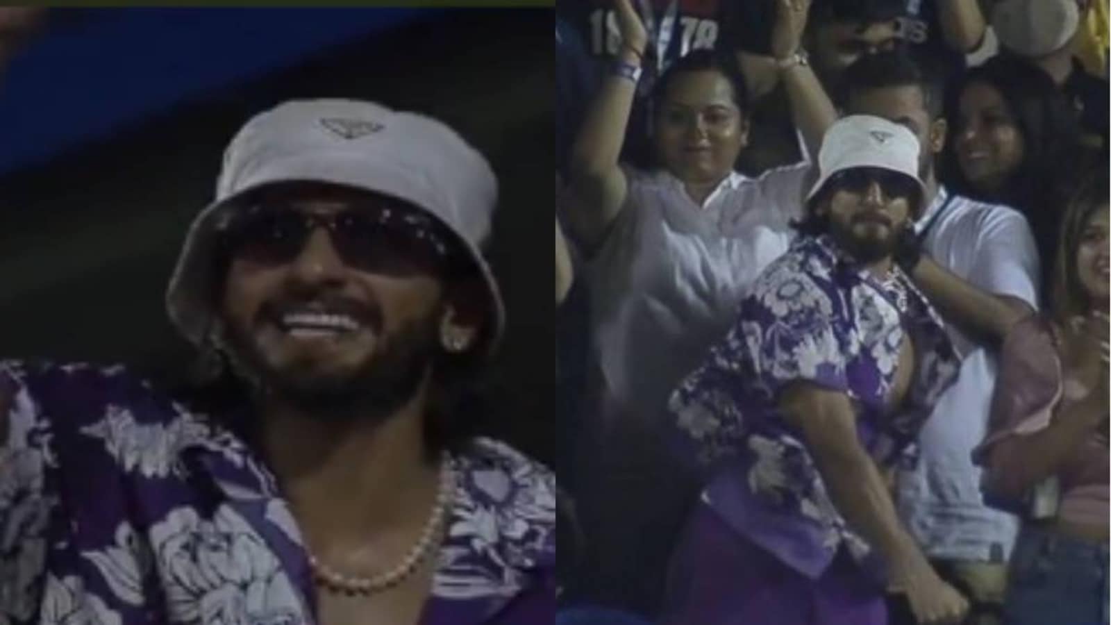 Watch: Ranveer Singh breaks into wild celebration as MI stun Gujarat Titans