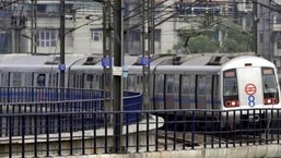 Central Delhi's RK Ashram Marg metro station on blue line to be connected with magenta line. (HT archive)