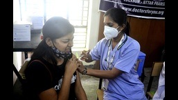 Among total active Covid cases in UP, Gautam Budha Nagar has the highest 917, Ghaziabad 416, Lucknow 145, Agra 80, Varanasi 53 and Prayagraj 31, according to the data. (File photo)