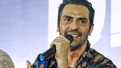 Arjun Rampal addresses a press conference during the promotion of Dhakkad. (PTI) Arjun Rampal addresses a press conference during the promotion of Dhakkad. (PTI)