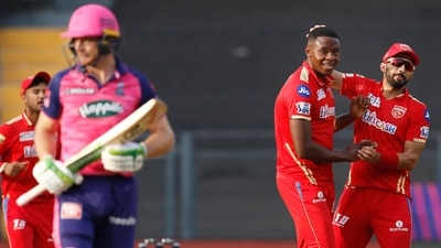 RR came out all guns blazing with Jos Buttler smashing 20 runs in an over bowled by Kagiso Rabada before getting out off the last ball of that same over. (PTI) RR came out all guns blazing with Jos Buttler smashing 20 runs in an over bowled by Kagiso Rabada before getting out off the last ball of that same over. (PTI)