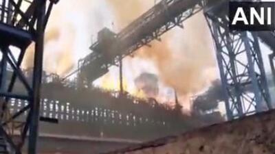 The injured include one staff member and two contract workers. While two of them have been discharged post first aid, one is currently under medical observation. (Video grab/ANI)