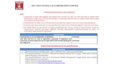 ONGC recruitment 2022: 922 Non-Executive vacancies on offer ONGC recruitment 2022: 922 Non-Executive vacancies on offer