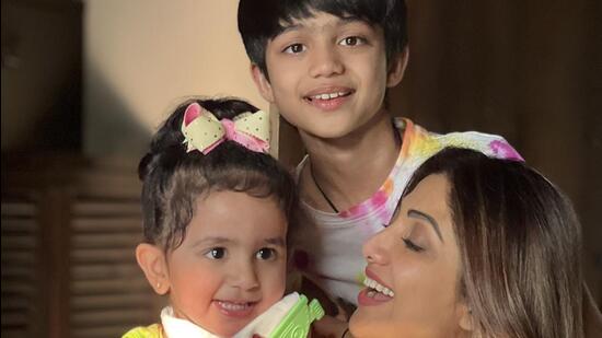 Actor Shilpa Shetty Kundra is a mother to two- Viaan and Samisha.