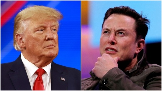 Former US President Donald Trump and Elon Musk Former US President Donald Trump and Elon Musk