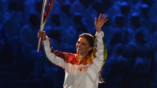 File photo of Former gymanst Alina Kabaeva at Sochi.(AFP)