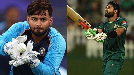 Rishabh Pant and Mohammad Rizwan