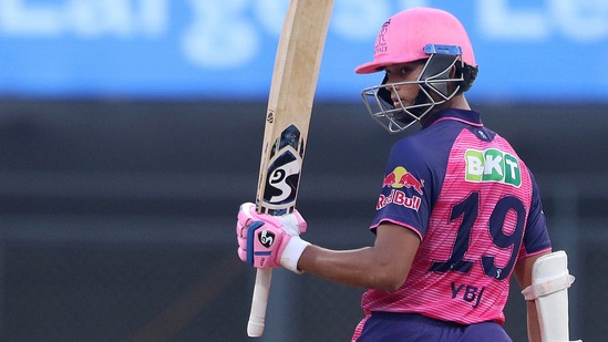Yashasvi Jaiswal dominated the RR innings by scoring a fifty on return to the playing XI. (PTI)