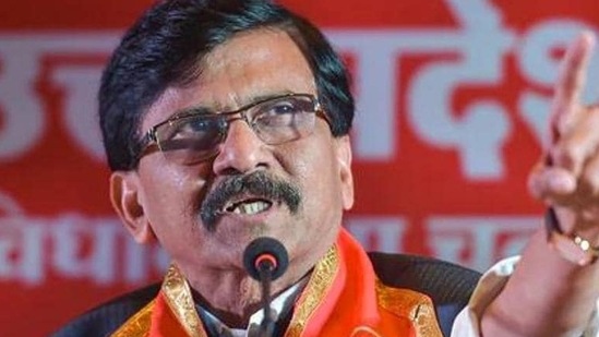 Shiv Sena leader Sanjay Raut. (HT PHOTO.) Shiv Sena leader Sanjay Raut. (HT PHOTO.)