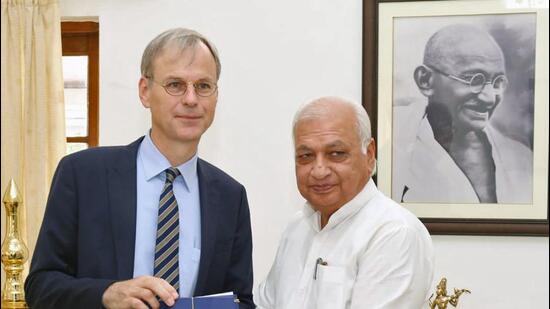 European nations need to remain engaged with India to tackle critical challenges in the Indo-Pacific, ranging from climate change to border disputes, Dutch ambassador Marten van den Berg (left) has said. (ANI)
