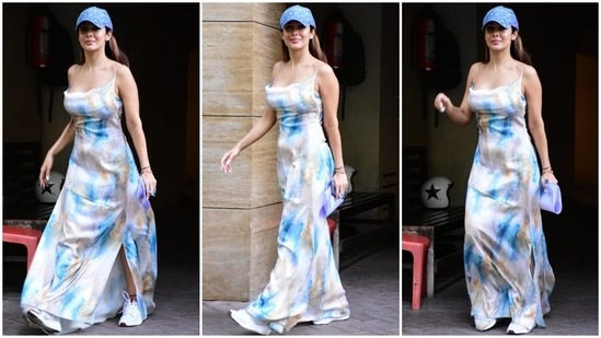 Malaika Arora snapped by the paparazzi outside her house.&nbsp;(HT Photo/Varinder Chawla)