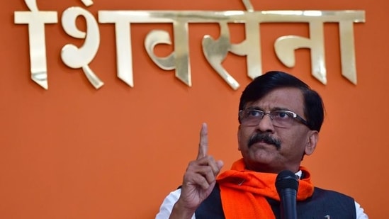 Shiv Sena leader Sanjay Raut.(HT file )