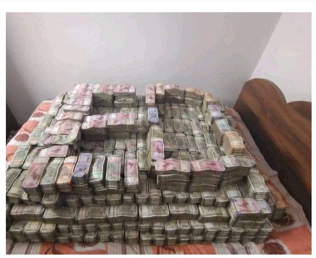  Cash seized after ED's raid at multiple premises, including that of Jharkhand mining secretary Pooja Singhal, in connection with a money laundering probe, in Khunti district. (PTI photo) Cash seized after ED's raid at multiple premises, including that of Jharkhand mining secretary Pooja Singhal, in connection with a money laundering probe, in Khunti district. (PTI photo)
