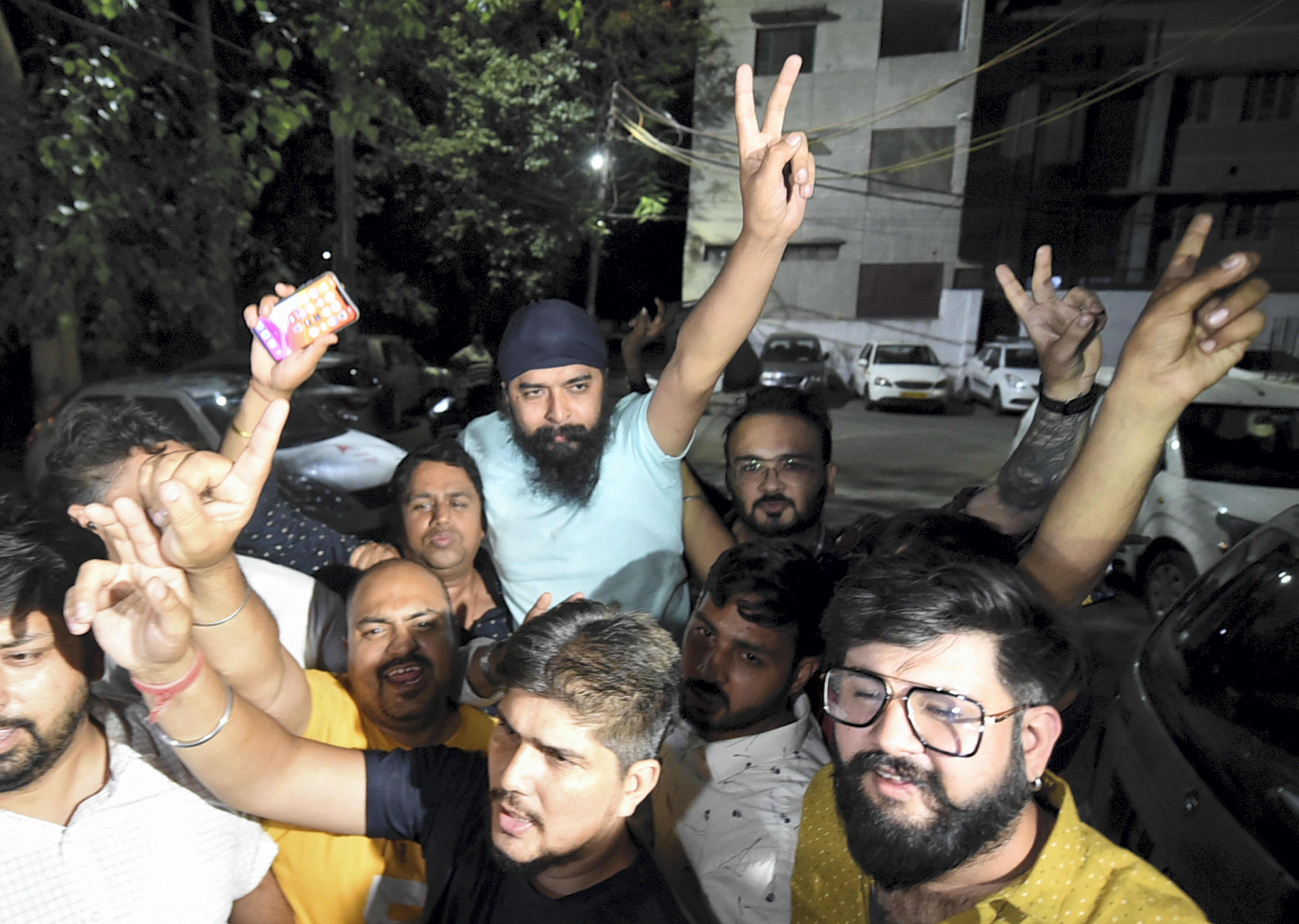 Tajinder Pal Singh Bagga, general secretary of Bharatiya Janata Yuva Morcha (BJYM). (PTI)