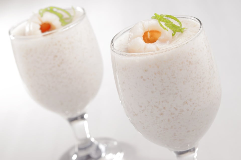 Sago and Coconut Pudding