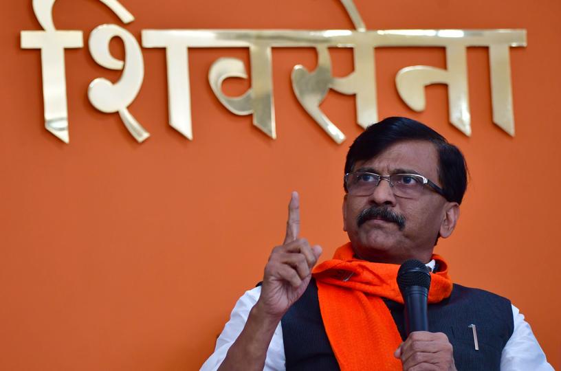 Shiv Sena leader Sanjay Raut. (HT file )