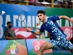 File photo of Lakshya Sen in action(AP/File Photo) File photo of Lakshya Sen in action(AP/File Photo)