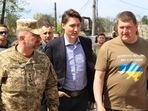 Canadian Prime Minister Justin Trudeau in Irpin Town of Ukraine. (Twitter/The Kyiv Independent) Canadian Prime Minister Justin Trudeau in Irpin Town of Ukraine. (Twitter/The Kyiv Independent)