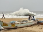 Cyclone Asani is expected to intensify into a severe cyclonic storm later on Sunday, May 8, 2022, according to the India Meteorological Department's (IMD) forecast.(PTI) Cyclone Asani is expected to intensify into a severe cyclonic storm later on Sunday, May 8, 2022, according to the India Meteorological Department's (IMD) forecast.(PTI)