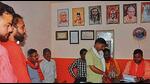 People at Hindu Yuva Vahini office at the Gorakhnath Math in the crowded Maidagin area of Varanasi. (Rajesh Kumar/HT) People at Hindu Yuva Vahini office at the Gorakhnath Math in the crowded Maidagin area of Varanasi. (Rajesh Kumar/HT)