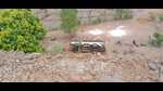 As per the police officials, the bus fell off the road 50 feet deep into the ghat (HT PHOTO) As per the police officials, the bus fell off the road 50 feet deep into the ghat (HT PHOTO)
