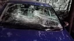 The broken windshield of a car (HT Photo)