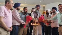 Sandhwan said, “I think Indian textile technology is one of the best in the world,” adding that not only in India, but Indian textile is popular all over the world and a large part of it is exported to foreign countries from Ludhiana city alone (HT PHOTO)