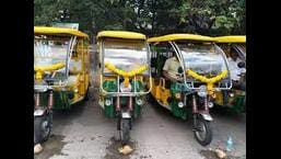 The decision was taken after complaints from local residents about e-rickshaws turning roads into pits, stopping in the middle of the road to collect passengers.  (Photo for representation)