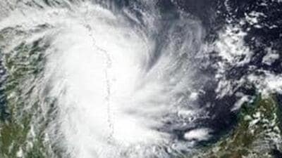 A deep depression over Southeast Bay of Bengal moved west-northwestwards with a speed of 16 kmph during the past 6 hours and intensified into a cyclonic storm ‘Asani’, IMD said. (Representational Image) A deep depression over Southeast Bay of Bengal moved west-northwestwards with a speed of 16 kmph during the past 6 hours and intensified into a cyclonic storm ‘Asani’, IMD said. (Representational Image)
