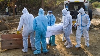 In 2020 there was a clear addition of 11325 death including 4330 covid related fatalities according to the data shared by the Department of Health and Family Welfare. (Image used for representation). (PTI PHOTO.)