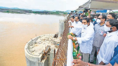 Battling myriad hurdles, including nature’s fury, resistance from neighbouring states, missing deadlines, change in governments — the Polavaram project — considered to be the lifeline of Andhra Pradesh has seen it all. (HT Photo) Battling myriad hurdles, including nature’s fury, resistance from neighbouring states, missing deadlines, change in governments — the Polavaram project — considered to be the lifeline of Andhra Pradesh has seen it all. (HT Photo)