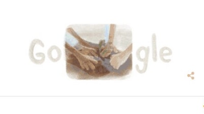 Screengrab of Google homepage.&nbsp;