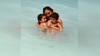 Kareena Kapoor: Bebo is blessed with two adorable sons Taimur Ali Khan and Jeh Ali Khan. Sharing a photo with her cuties in the pool, Kareena wrote, "The length and breadth of my life♥. Happy Mother’s Day." (Instagram/@kareenakapoorkhan) Kareena Kapoor: Bebo is blessed with two adorable sons Taimur Ali Khan and Jeh Ali Khan. Sharing a photo with her cuties in the pool, Kareena wrote, "The length and breadth of my life♥. Happy Mother’s Day." (Instagram/@kareenakapoorkhan)
