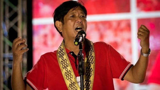 Philippine presidential candidate Ferdinand "Bongbong" Marcos Jr., son of late dictator Ferdinand Marcos.(REUTERS)