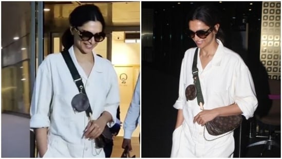 Deepika Padukone in oversized camo-print outfit, no makeup ticks all rules  of comfy airport fashion