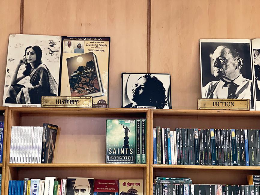 The racks that are crammed with books are endowed with literary richness, though no new releases are in sight.