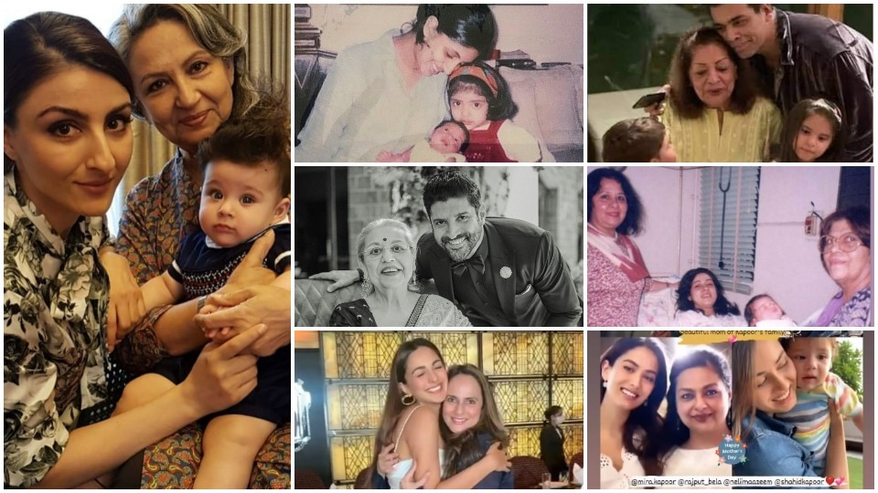 Bollywood celebrities share pictures on Mother's Day.