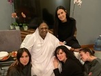 Demi Moore shares picture with her daughters and spiritual leader Amma. Demi Moore shares picture with her daughters and spiritual leader Amma.