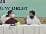Congress interim chief Sonia Gandhi and Rahul Gandhi at the Congress Working Committee meeting in the national capital. (Sanjeev Verma/HT Photo) Congress interim chief Sonia Gandhi and Rahul Gandhi at the Congress Working Committee meeting in the national capital. (Sanjeev Verma/HT Photo)