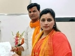 Navneet Rana and Ravi Rana. (ANI)(HT_PRINT) Navneet Rana and Ravi Rana. (ANI)(HT_PRINT)