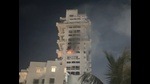 A level-2 fire broke out on the 14th floor of Jivesh Building, a multi-storey residential building near Mannat Bungalow, Bandstand Road, Bandra, in Mumbai. (Vijay Bate/HT Photo) A level-2 fire broke out on the 14th floor of Jivesh Building, a multi-storey residential building near Mannat Bungalow, Bandstand Road, Bandra, in Mumbai. (Vijay Bate/HT Photo)