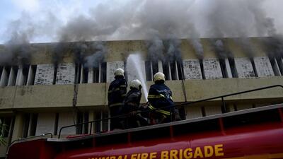 A fire broke out in railways’ Ludhiana diesel shed. (HT File)