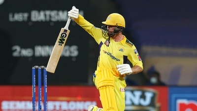 Devon Conway of Chennai Super Kings (PTI) Devon Conway of Chennai Super Kings (PTI)